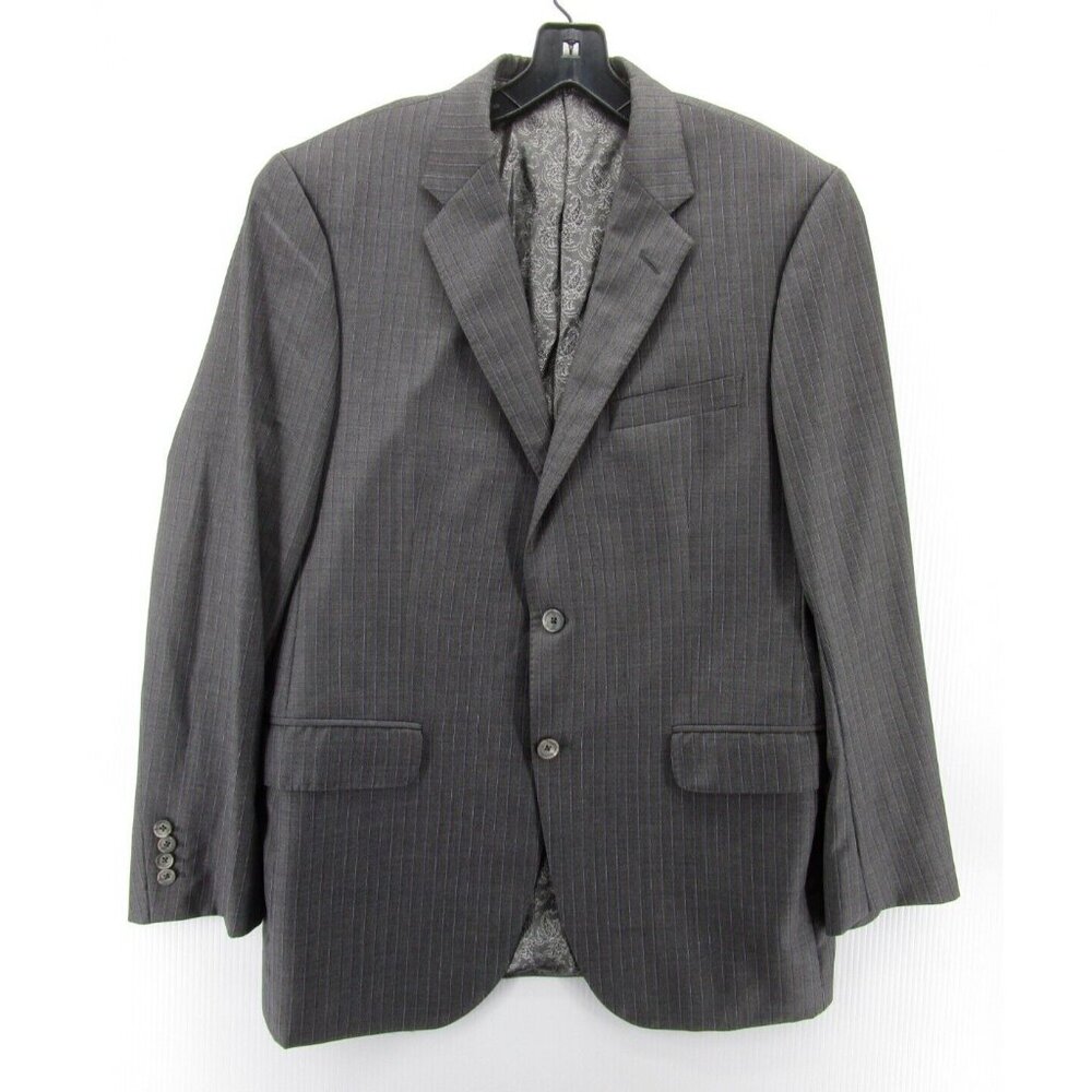 Coppley Blazer 42 Jacket Wool Sport Coat Striped Paisley Lining Preppy